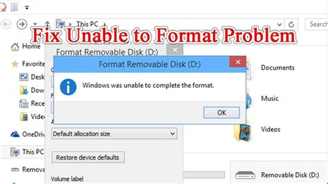 sd card failed to format smart phone|windows was unable to format sd card.